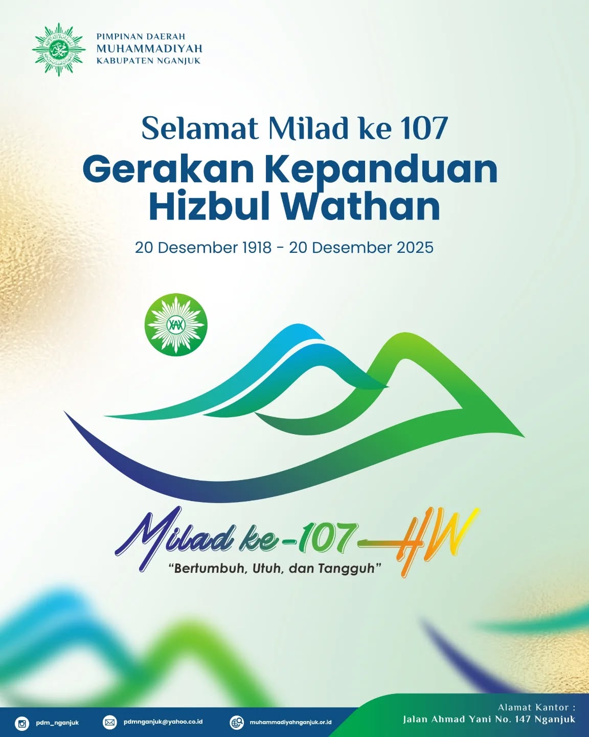 Selamat Milad Ke 107 Tahun Gerakan Kepanduan Hizbul Wathan.

#muhammadiyah #nganjuk #hizbulwathan