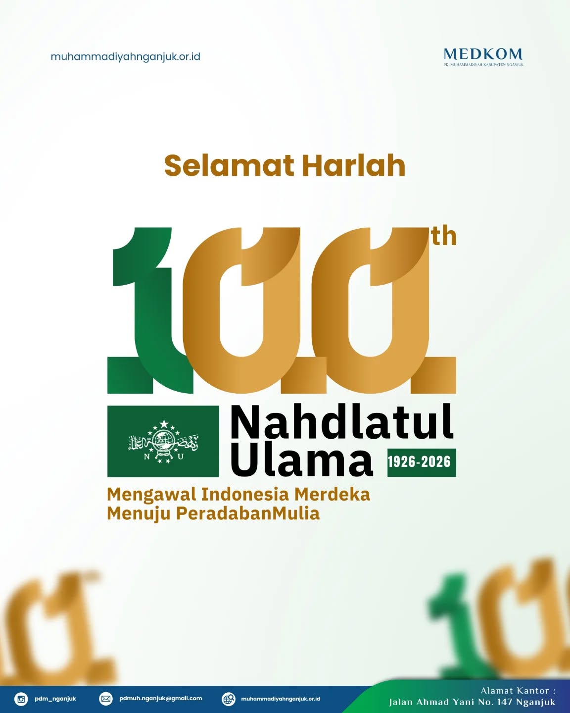 Selamat Harlah Nahdlatul Ulama ke 100 Tahun

#muhammadiyah #nahdlatululama #nganjuk #lensamu