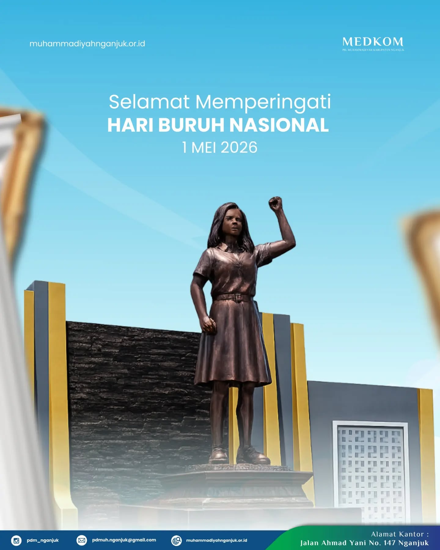 Selamat Memperingati Hari Buruh Nasional. 1 Mei 2026

#muhammadiyah #jawatimur #nganjuk